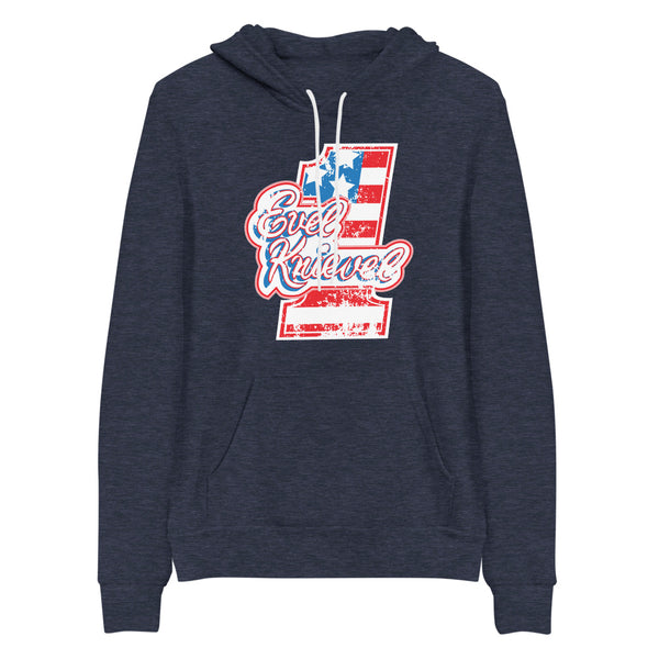 Daredevil Revival! Evel Knievel's Retro Art Hoodie -Available in Sizes Small - 2XL