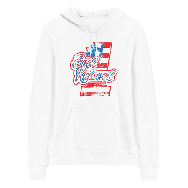 Daredevil Revival! Evel Knievel's Retro Art Hoodie -Available in Sizes Small - 2XL
