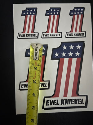 Evel Knievel® #1 Mixed Size Pack of Stickers