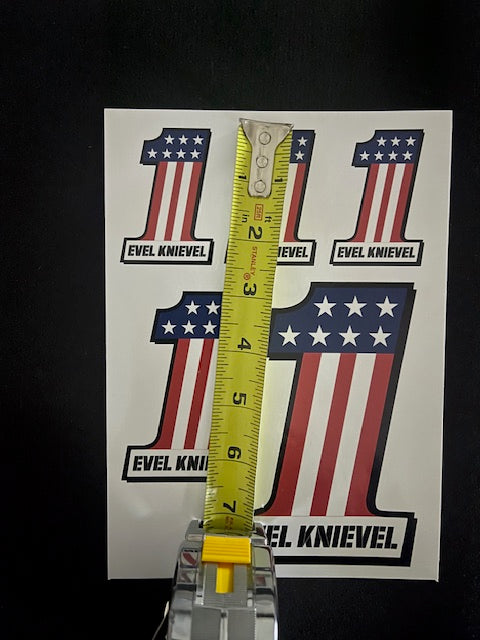 Evel Knievel #1 Mixed Size Pack of Stickers