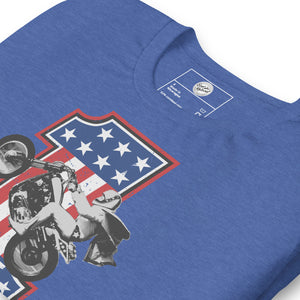 Evel Knievel® "Join Our Team" 1 Motorcycle Tee — Royal Blue - Evel Knievel