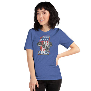 Evel Knievel® "Join Our Team" 1 Motorcycle Tee — Royal Blue - Evel Knievel