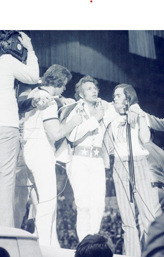 Evel Knievel Iconic Ringer Tee – Vintage Crew Shirt Revival