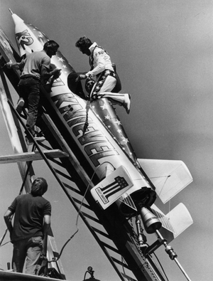 Evel Knievel® "Courage" Snake River 1974 Poster — 20×30 - Evel Knievel