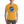 Evel Knievel® Snake River Canyon 1974 tee in mustard, front view showing the red script lettering and block date stamp