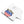 Evel Knievel® Heart Flag Women's V-Neck — White - Evel Knievel