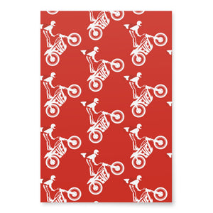 Evel Knievel Gift Wrapping Paper — sheet shown flat (2)