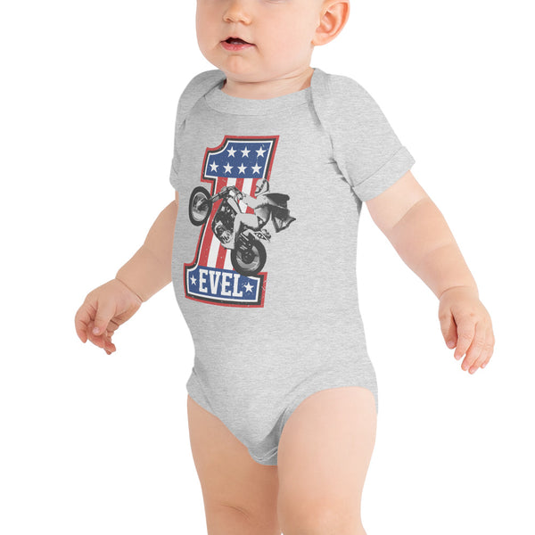 Evel Knievel "Icon Baby" short sleeve one piece