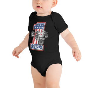 Evel Knievel® "Icon Baby" short sleeve one piece
