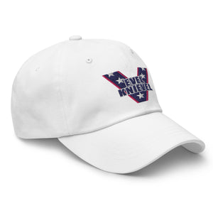 Evel Knievel® Vintage "V" logo-Dad Hat in White