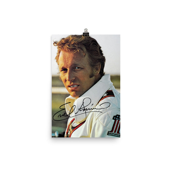 Evel Knievel Vintage - Signed Reproduction Poster