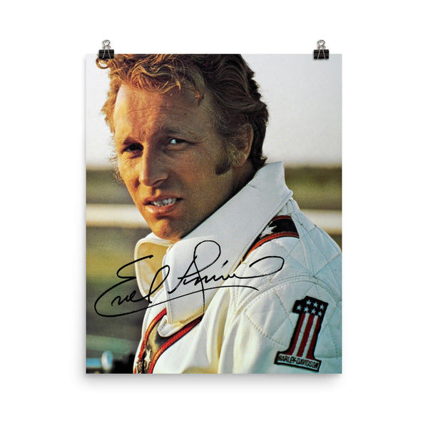 Evel Knievel Vintage - Signed Reproduction Poster