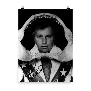 When Evel® Jumped the Shark -Signed reproduction!