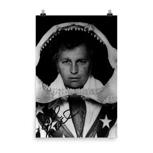 When Evel® Jumped the Shark -Signed reproduction!