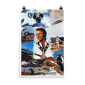 Evel Knievel® Collage Poster -Signed Reproduction!