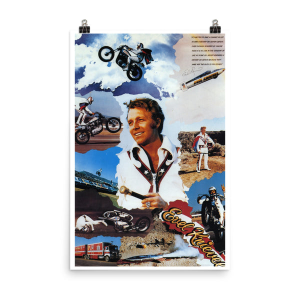 Evel Knievel Collage