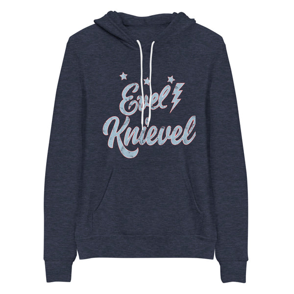 Retro Evel Knievel Women's Vintage Graphic Hoodie