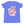 Evel Knievel Vintage 70s Youth Tee — heather columbia blue — front view
